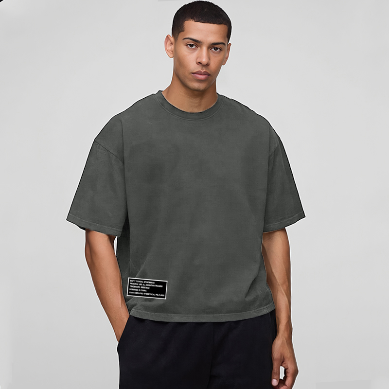 Summer Clothing Drop - Surdimensionné Boxy Fit épaules tombantes course