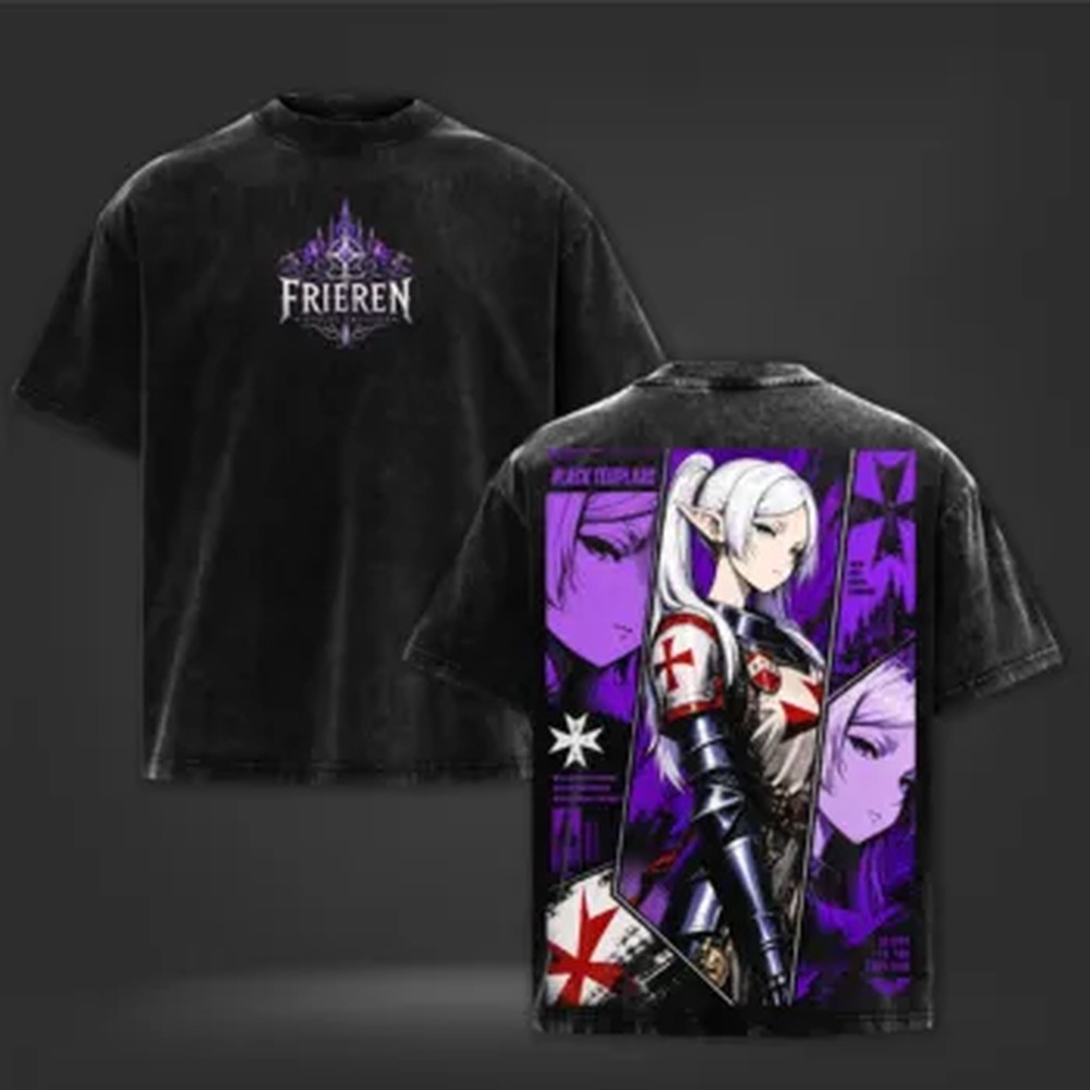 Summer Clothing Italy - T-shirt Anime Frieren Tendance 2026 Harajuku