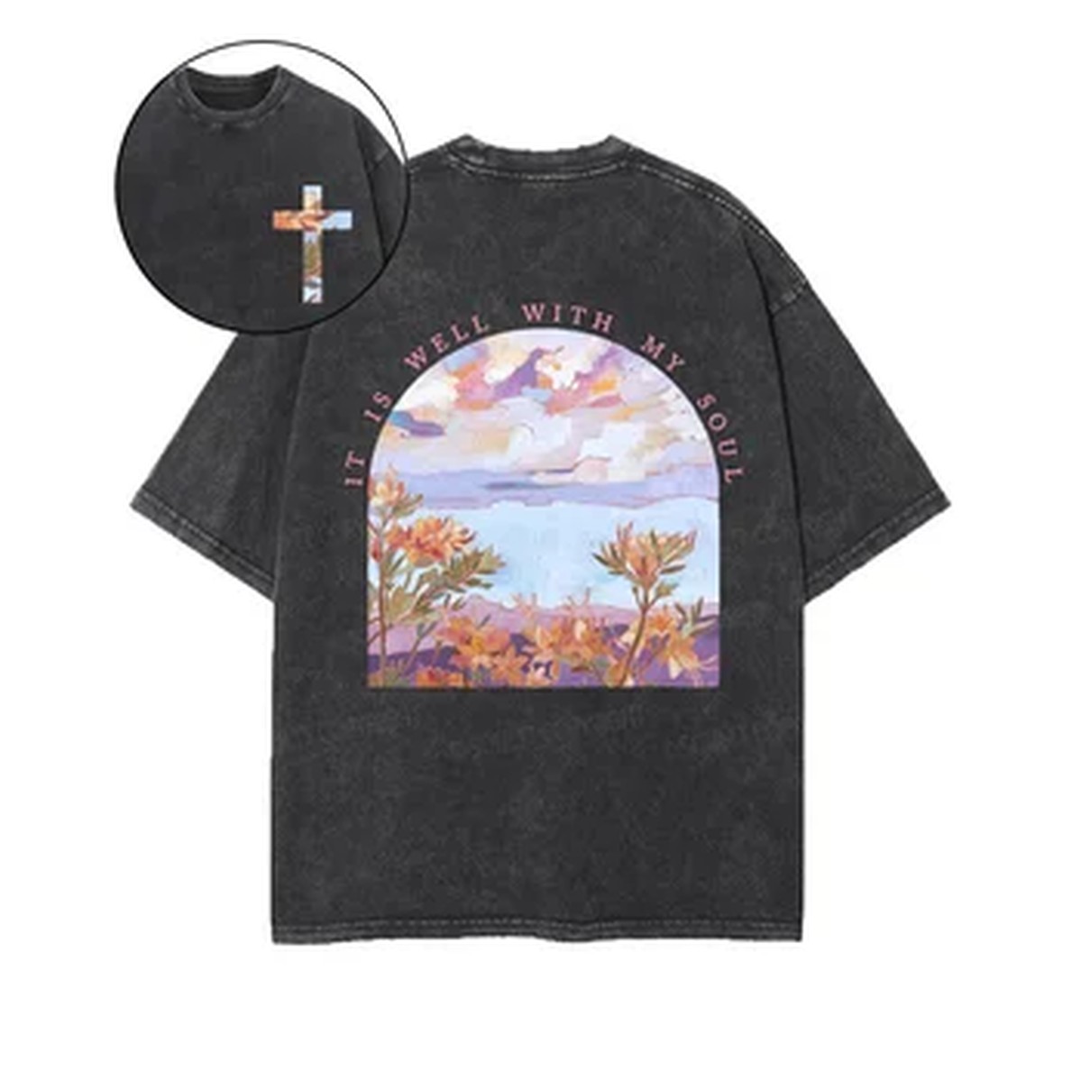 Summer Clothing Italy - T-shirt imprimé artistique tendance, manches courtes,