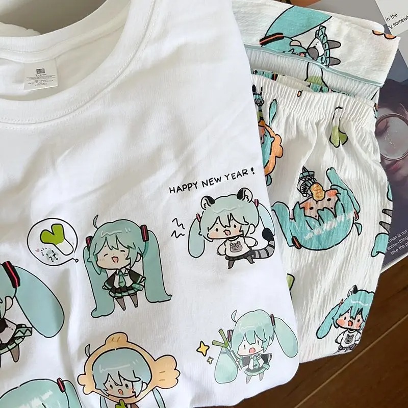 Japan Summer Festival Clothing - Nouveaux pyjamas Hatsune Miku d'été en