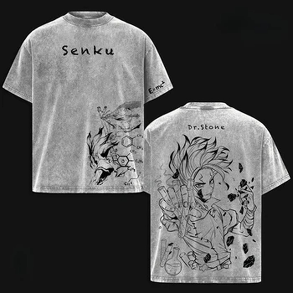 Summer Clothing Italy - T-shirt Ishigami Senkuu Dr.STONE imprimé Anime