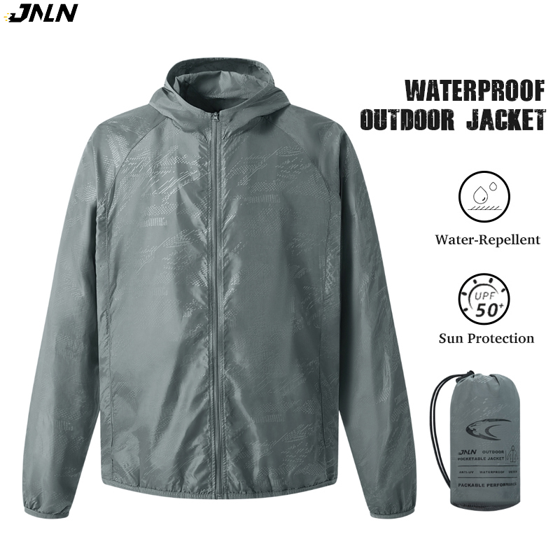 Summer Rain Clothing - JNLN Veste de randonnée imperméable pour