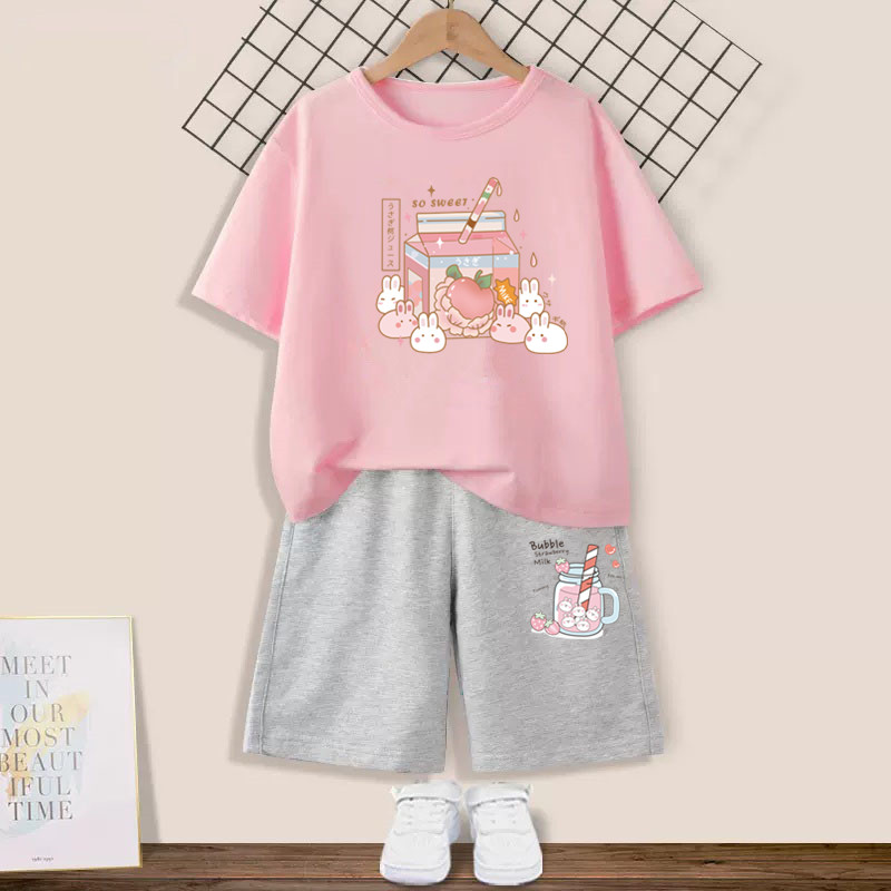 Summer Clothing Teen Girls - Ensemble de tenue d'été 2 pièces