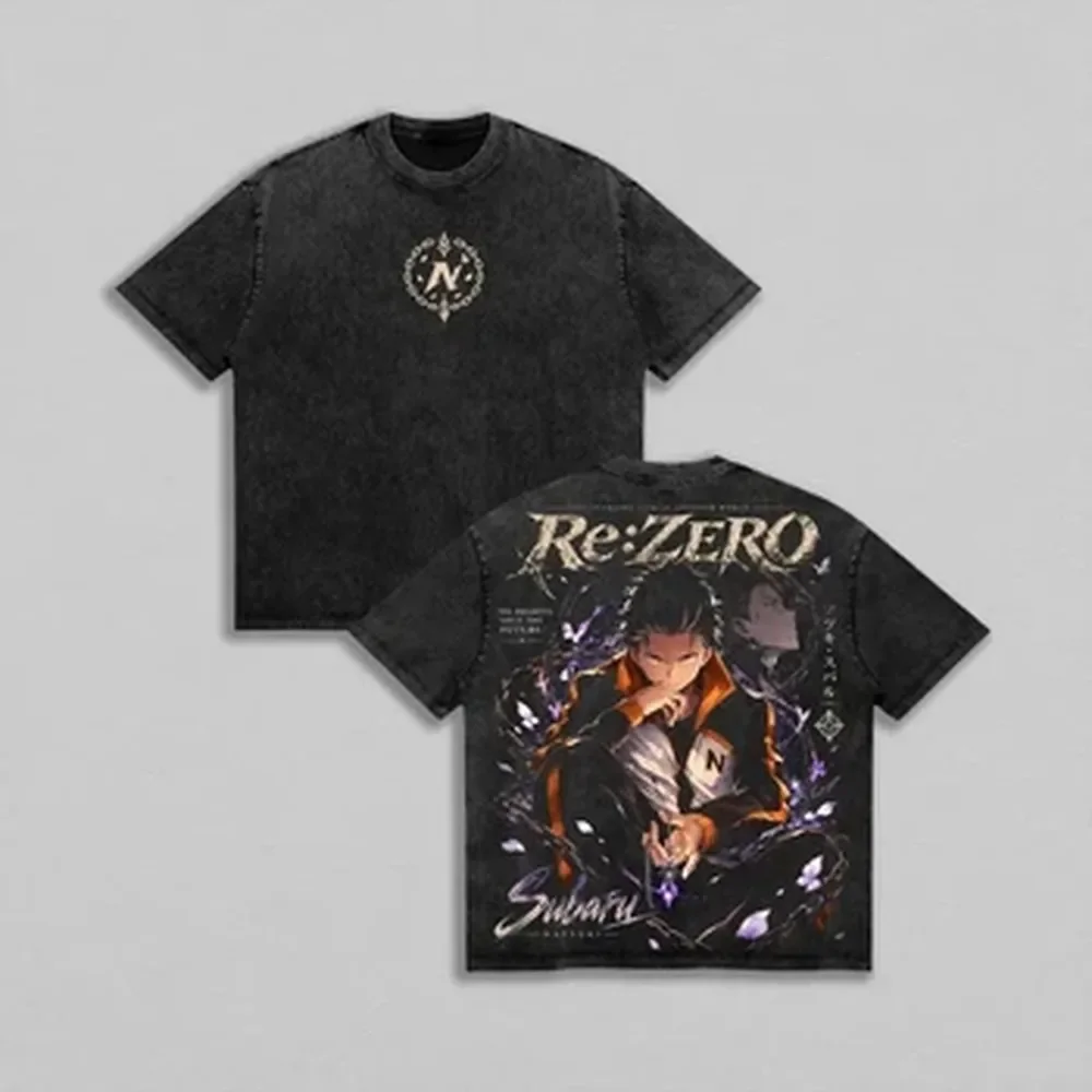 Summer Clothing Italy - T-shirt Anime Re:Zero Natsuki Subaru, style
