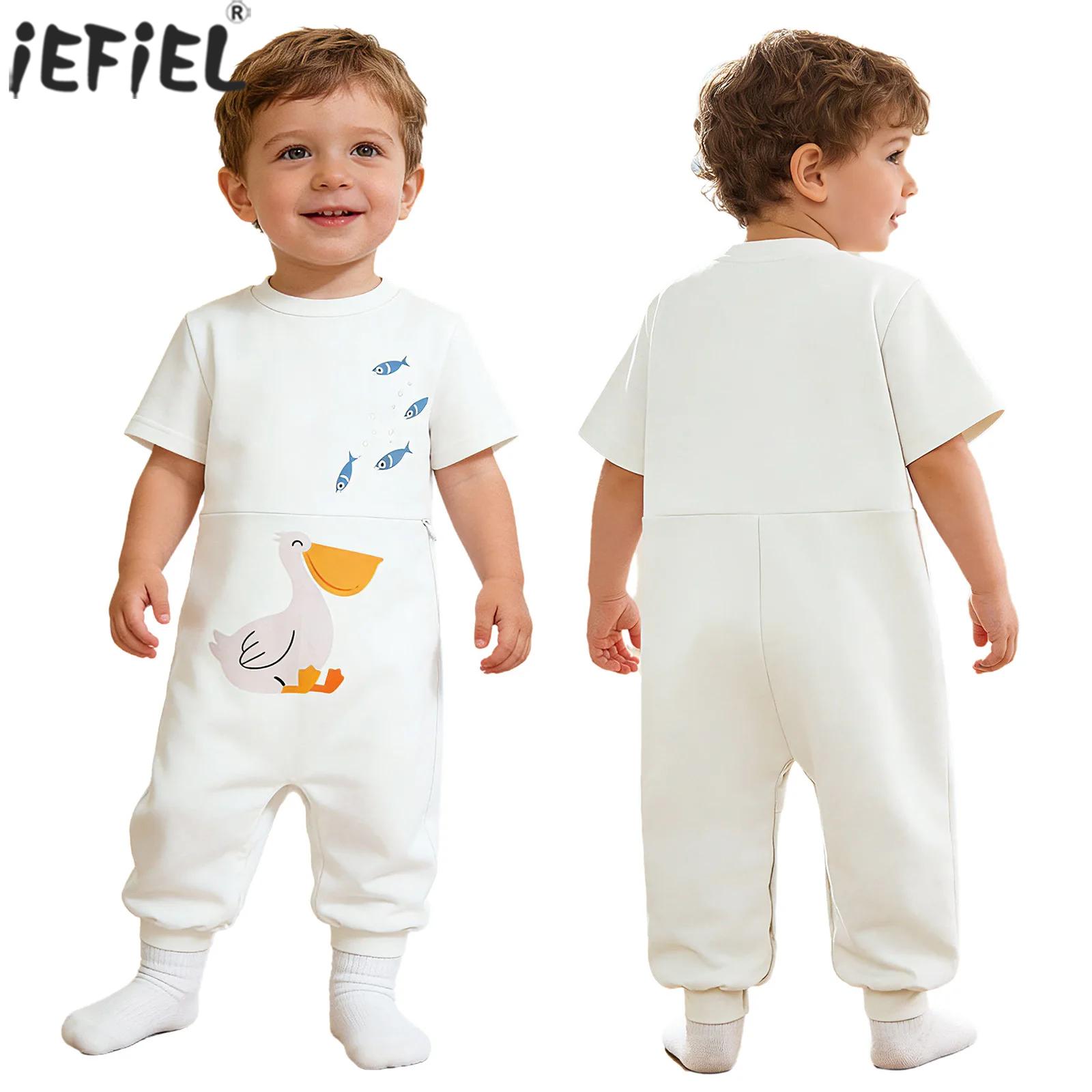 Summer Clothing Baby Girl - Combinaison adaptative à manches courtes avec