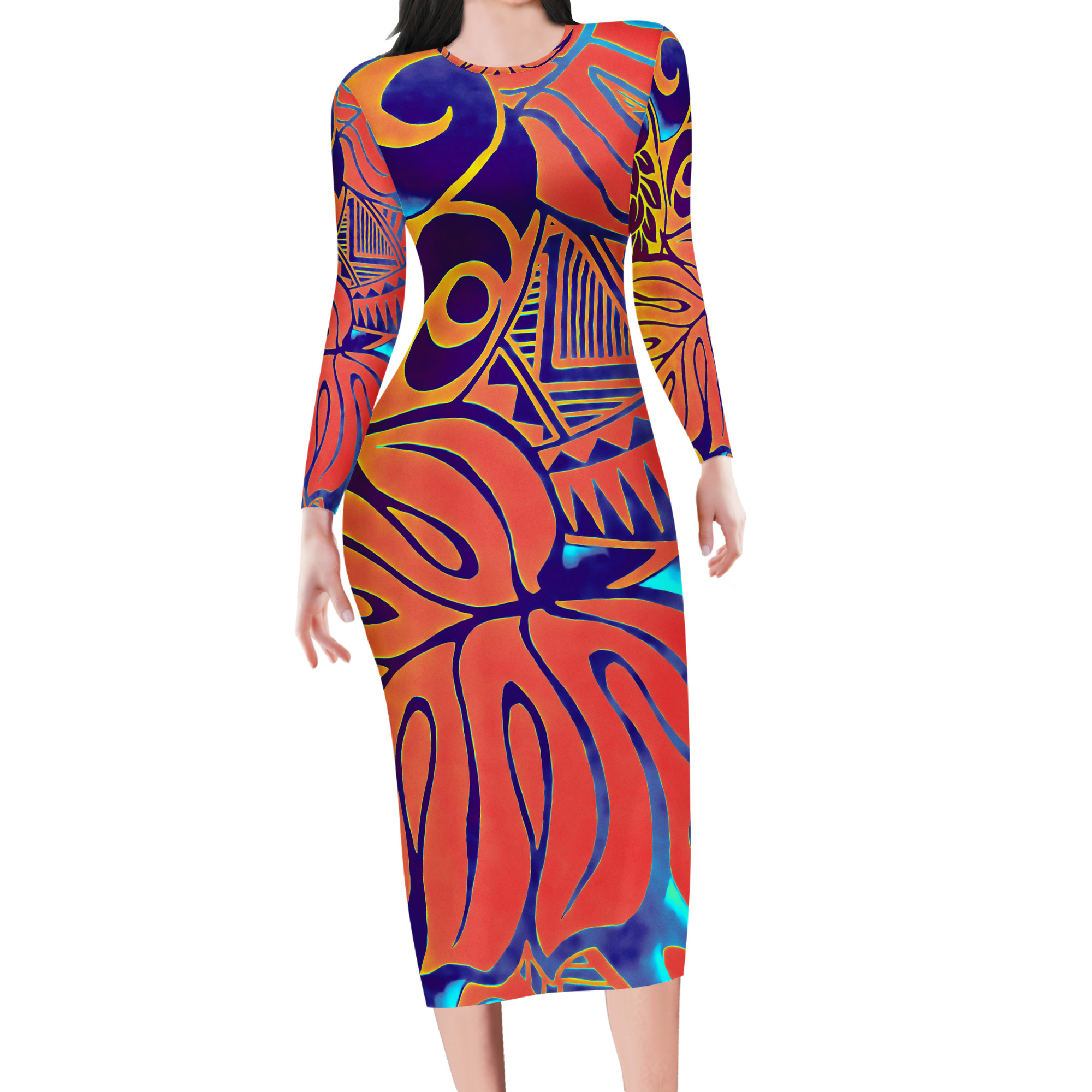 Summer Clothing Discount - Robe à manches longues pour femmes