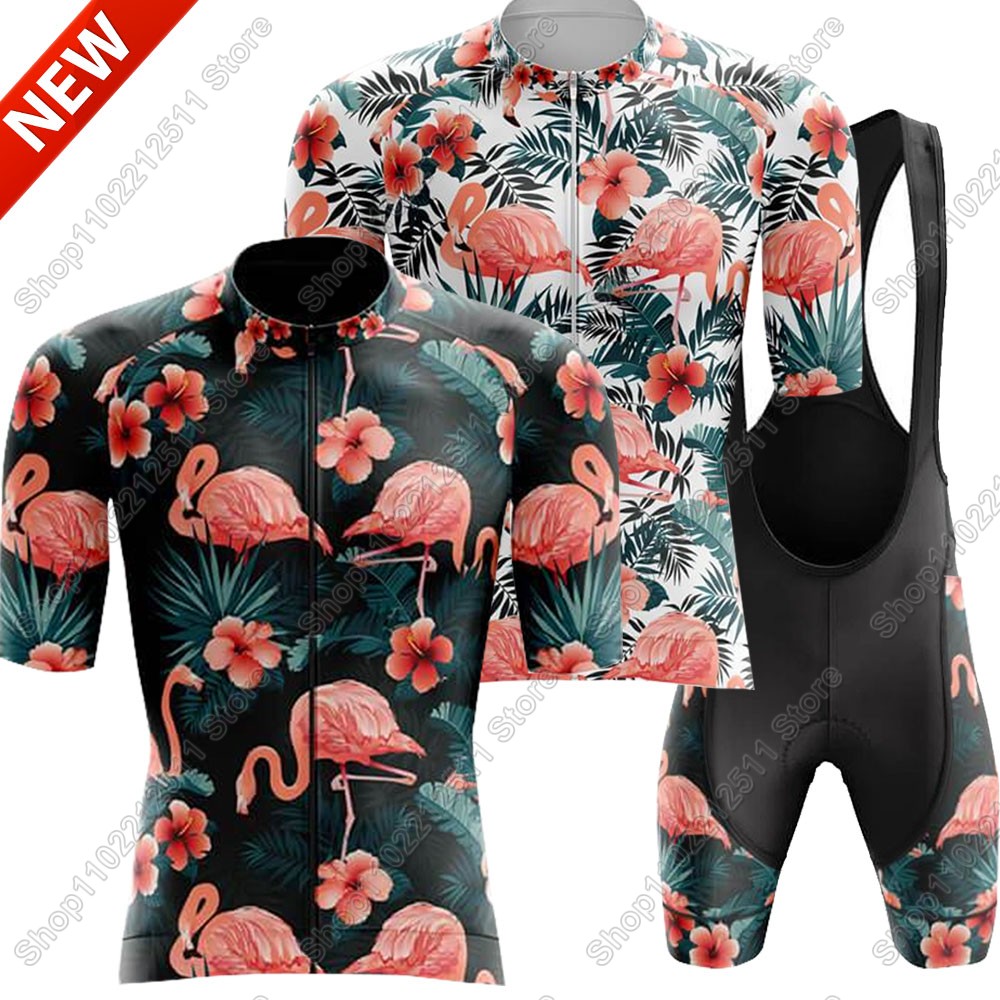 Summer Clothing Men 2025 - Maillot de cyclisme Flamingo pour hommes,