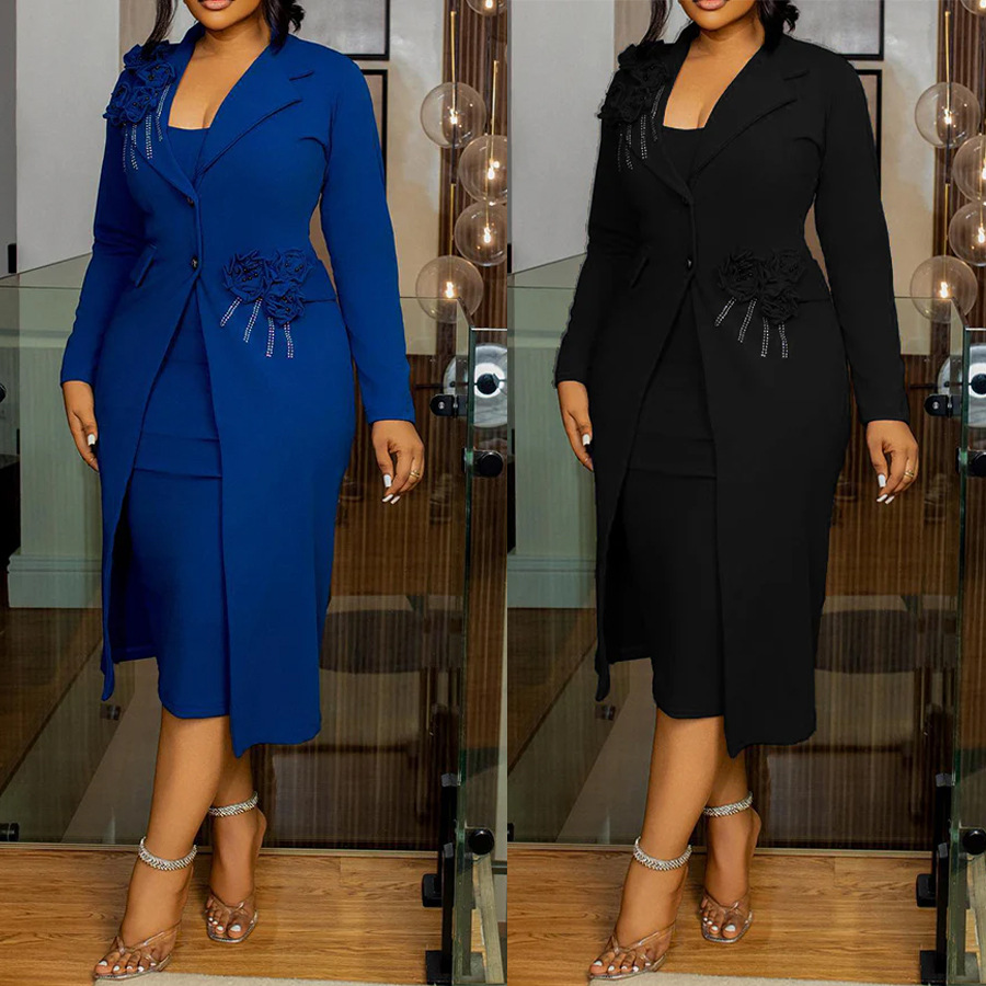Summer Clothing For Older Women - Femmes robe ensembles deux pièces ensemble