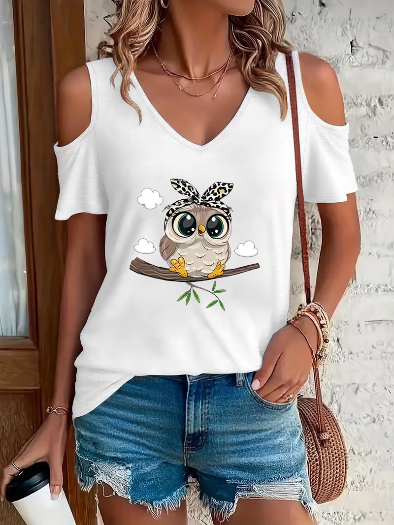 T-shirt tendance à imprimé hib - Summer Clothing Drop avis et prix