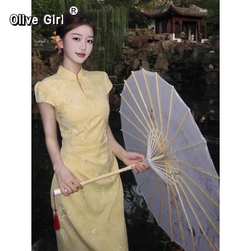 Robe Cheongsam améliorée Qipao - Summer Clothing Young Women avis et prix
