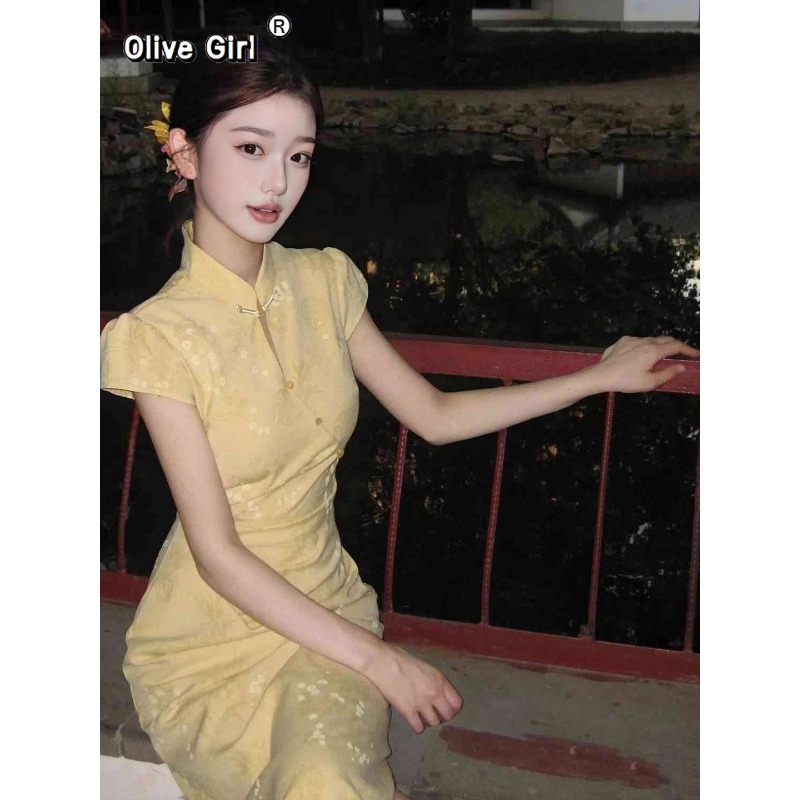 Robe Cheongsam améliorée Qipao - Summer Clothing Young Women avis et prix