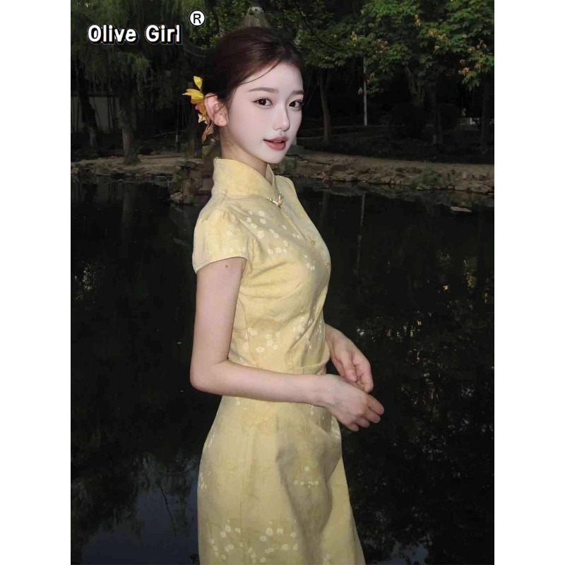 Robe Cheongsam améliorée Qipao - Summer Clothing Young Women avis et prix