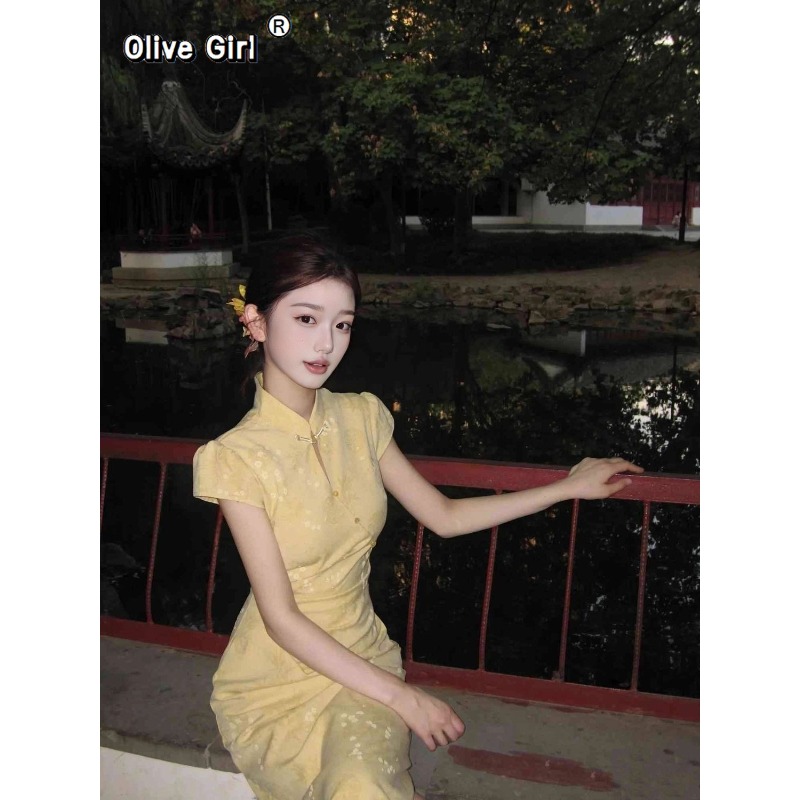 Robe Cheongsam améliorée Qipao - Summer Clothing Young Women avis et prix