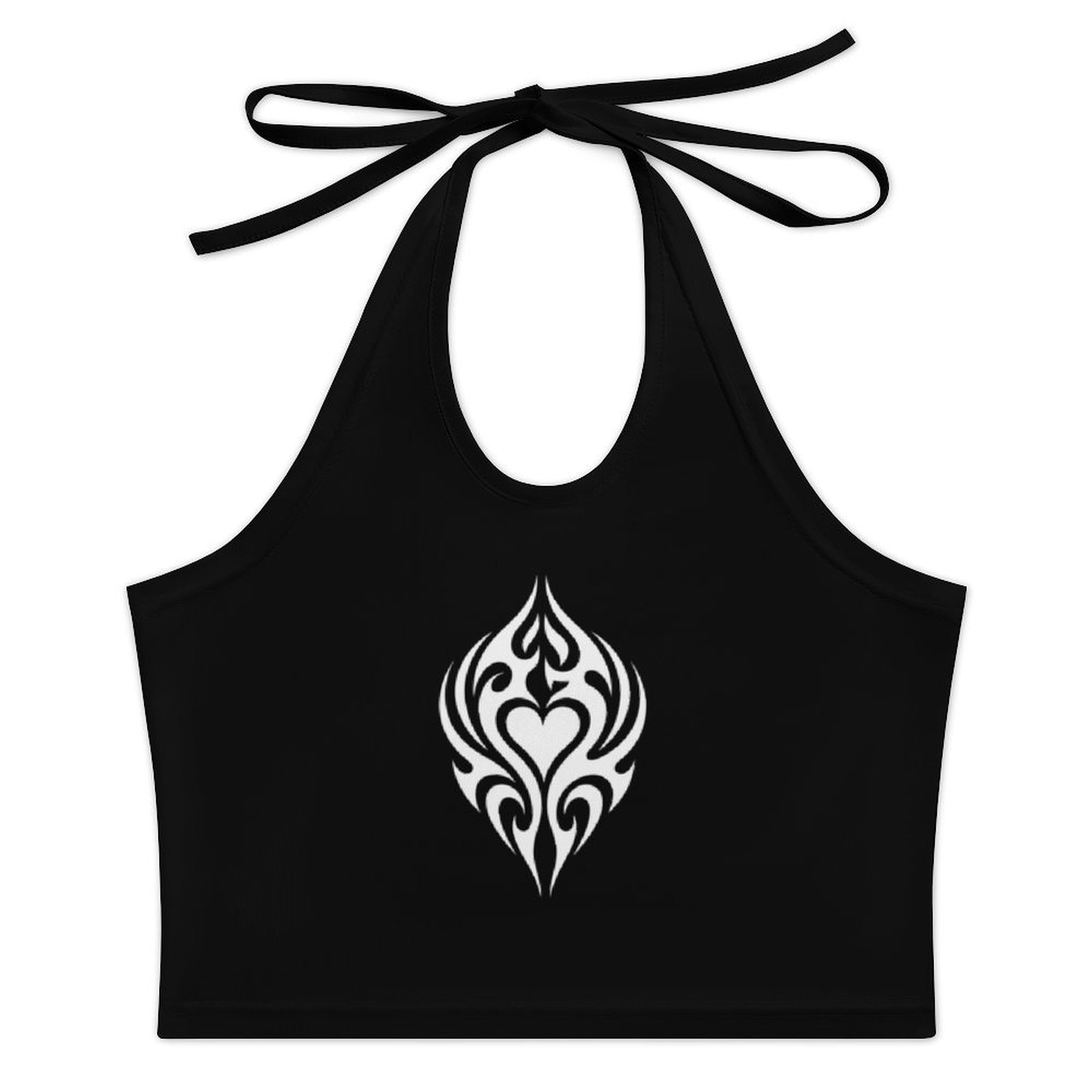 Haut court en maille pour femm - Halter Neck Top avis et prix