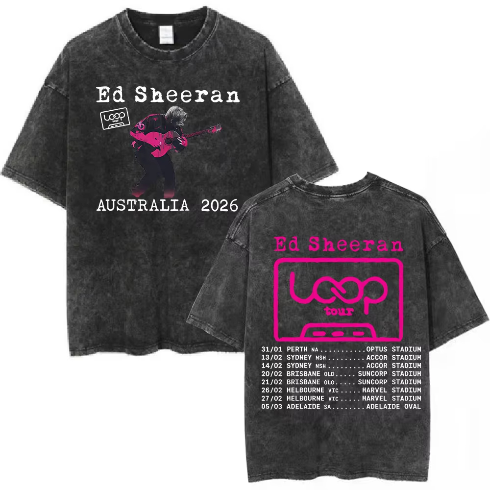 T-shirt vintage délavé Ed Shee - Summer Clothing Women Australia avis et prix