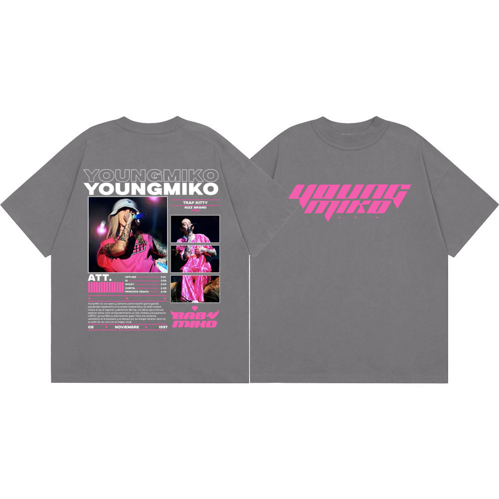 T-shirt de rappeur Young Miko  - Summer Clothing Young Women avis et prix