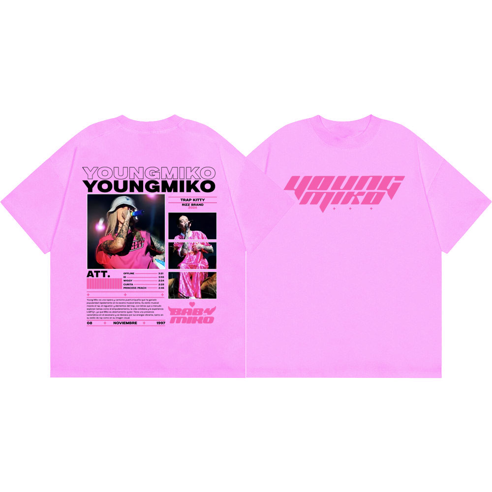 T-shirt de rappeur Young Miko  - Summer Clothing Young Women avis et prix
