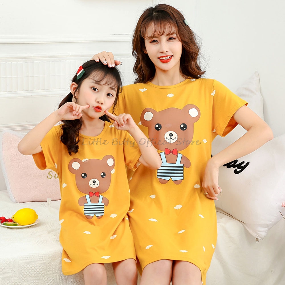 Été maman fille robe de nuit f - Summer Clothing Teen Girls avis et prix