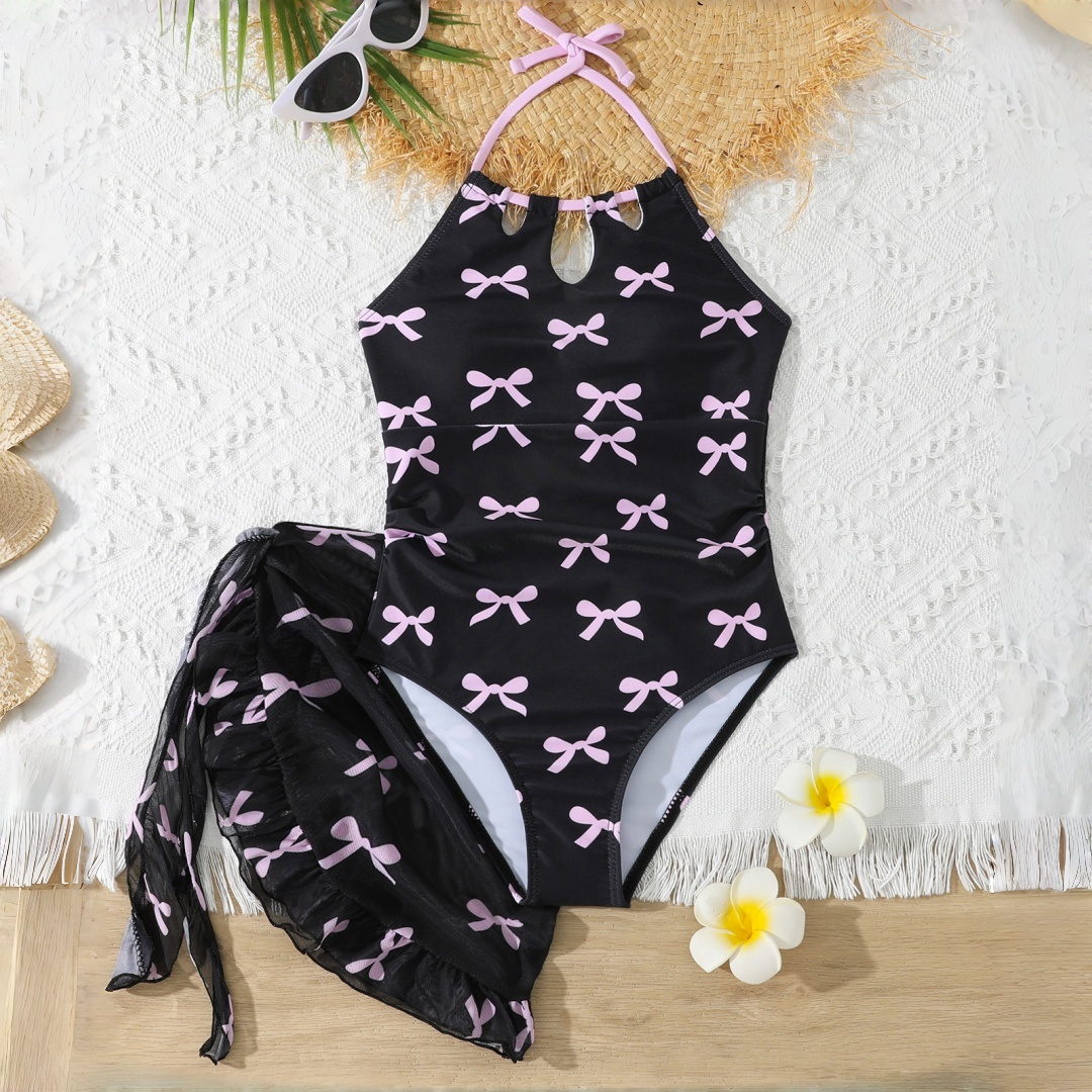 Maillot de bain une pièce noir - Summer Clothing Teen Girls avis et prix