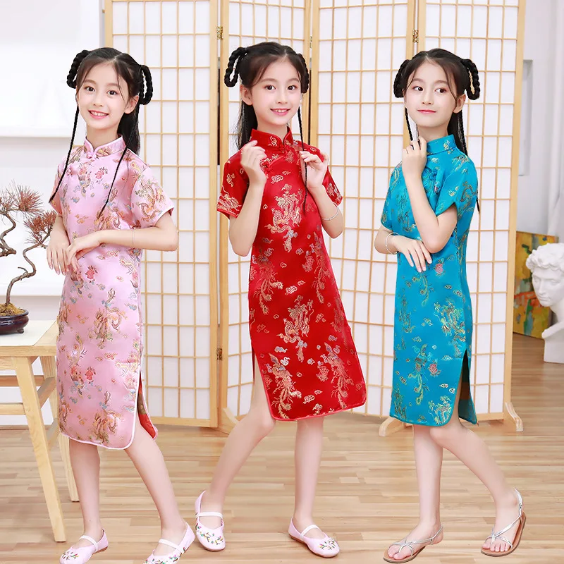 Robes d'été Cheongsam modernes - Summer Clothing Baby Girl avis et prix