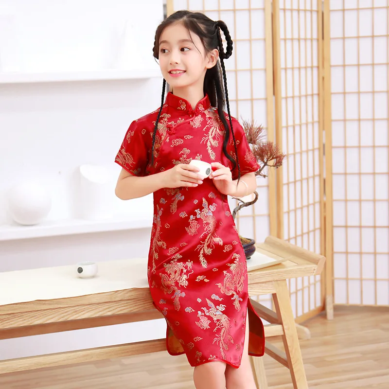 Robes d'été Cheongsam modernes - Summer Clothing Baby Girl avis et prix