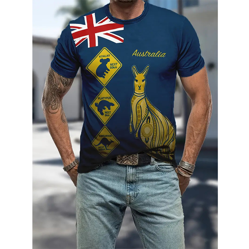 Australie graphique T-shirts h - Summer Clothing Women Australia avis et prix