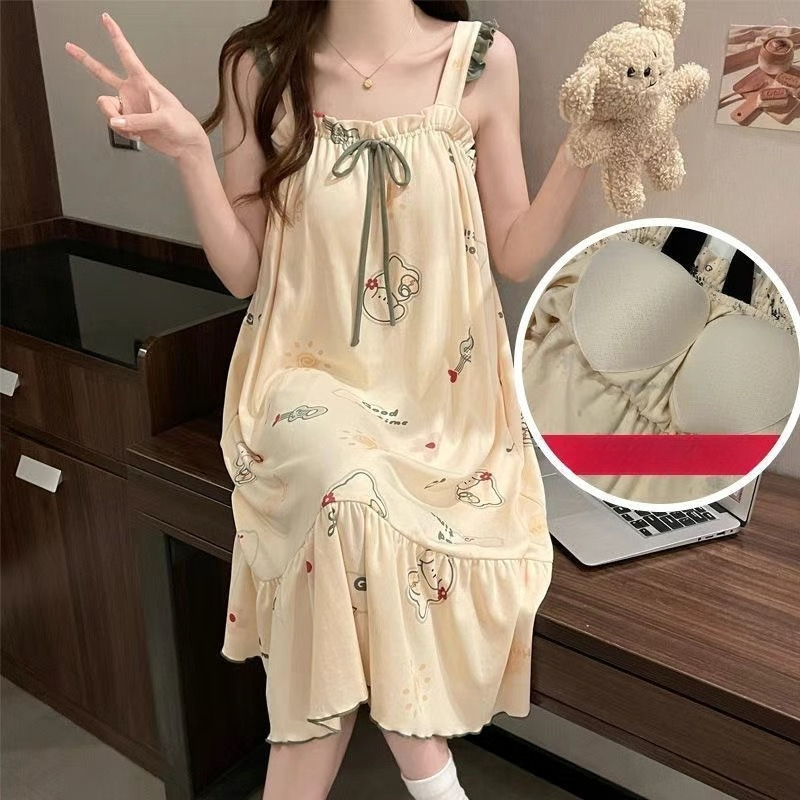 Chemise de nuit princesse mign - Summer Clothing Young Women avis et prix
