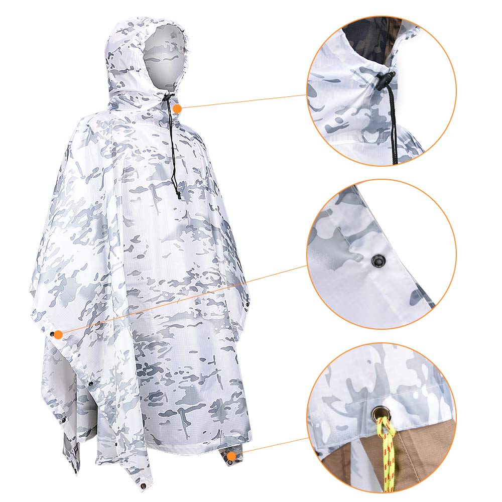 Poncho tactique camouflage imp - Summer Rain Clothing avis et prix