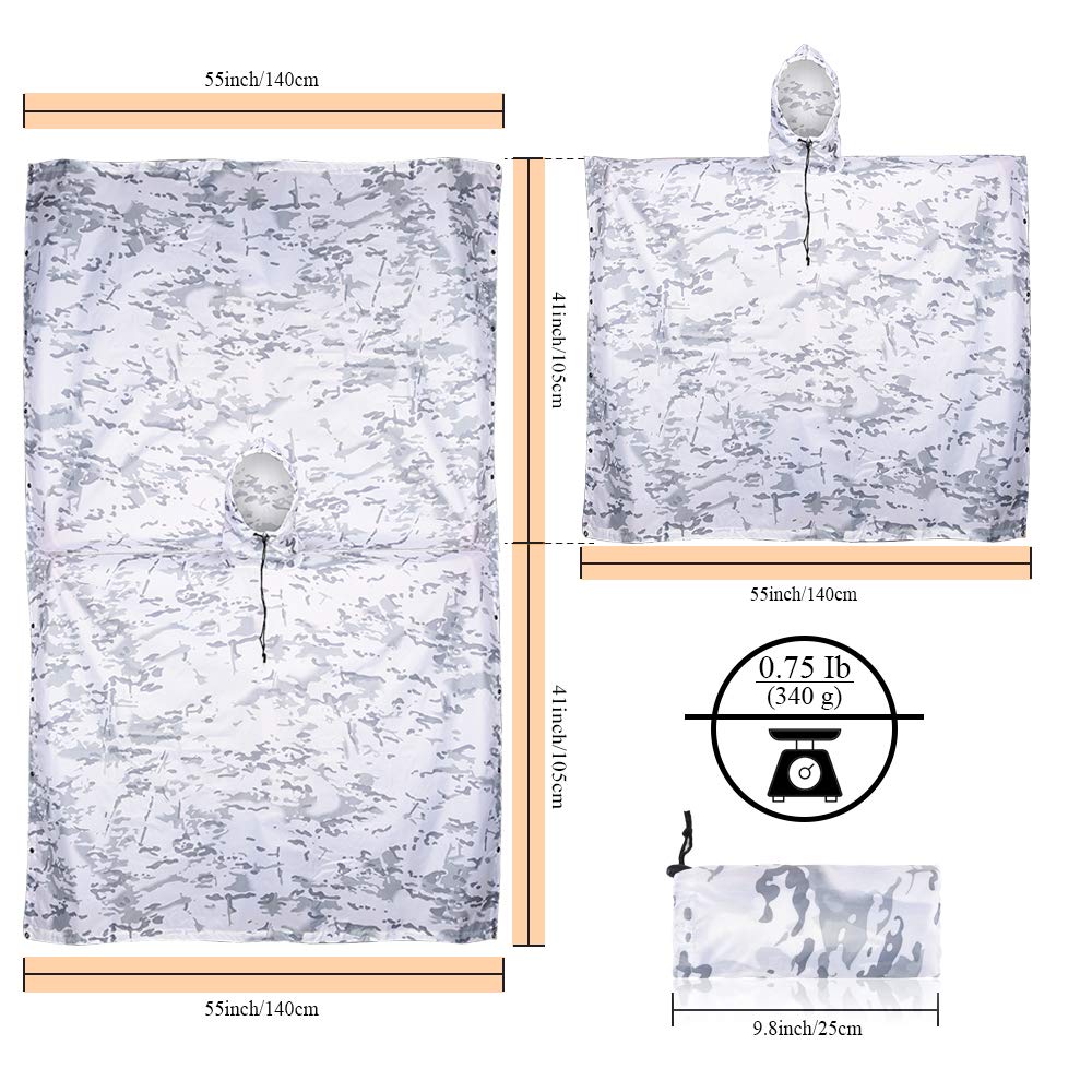 Poncho tactique camouflage imp - Summer Rain Clothing avis et prix