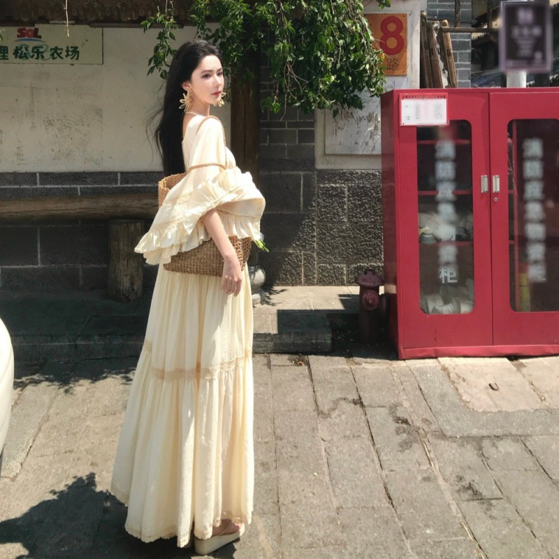 Nouvelle Robe Longue Bohème Ch - Summer Clothing For Older Women avis et prix