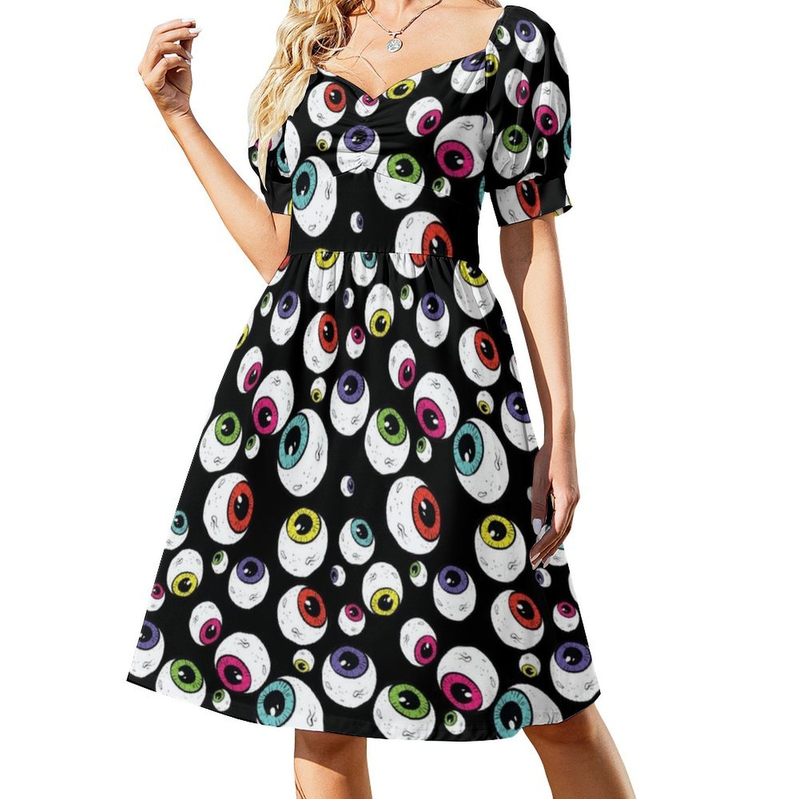 Robe Boho Chic avec yeux parto - Summer Clothing For A Beach avis et prix