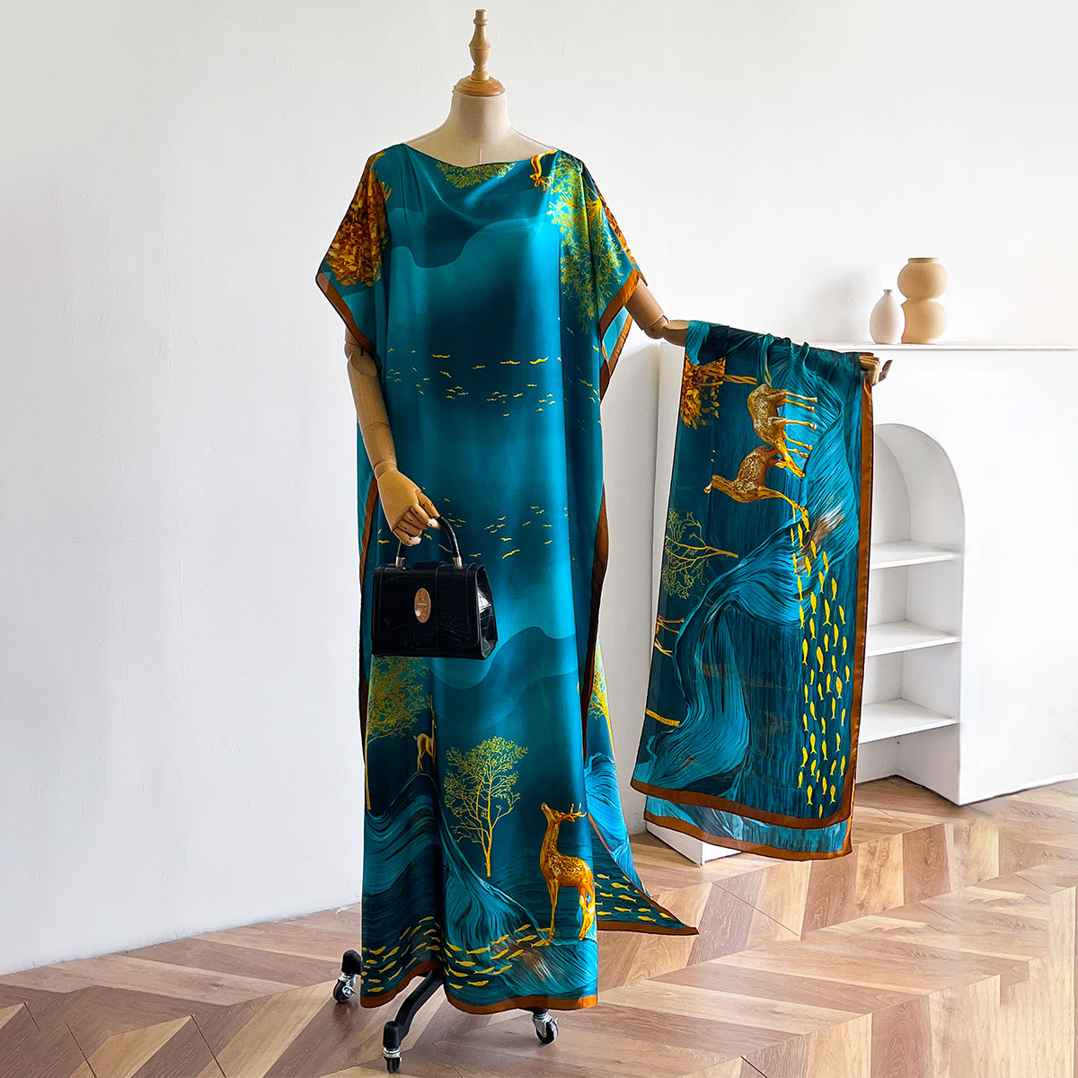 Châle long pour femme, style D - Summer Clothing For Older Women avis et prix