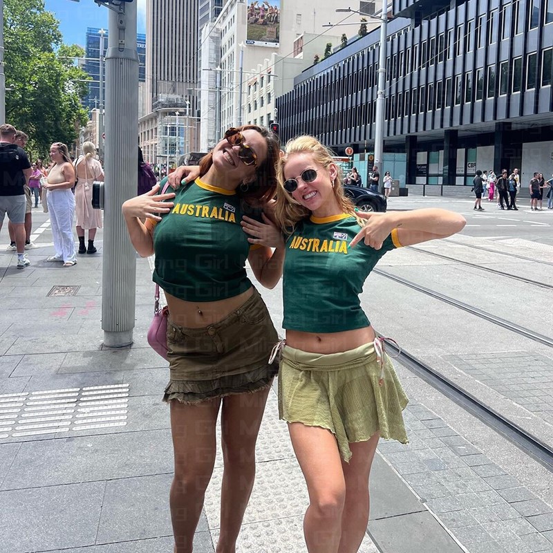 T-shirt vert d'été pour femmes - Summer Clothing Women Australia avis et prix